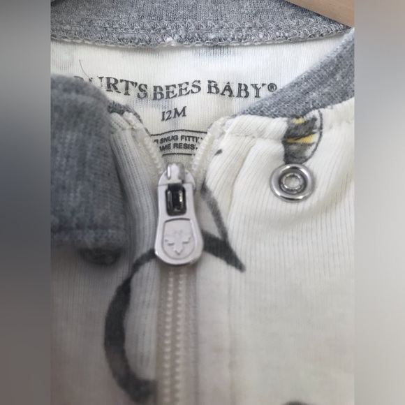 Burt Bees’ Baby size 12 months footie snug-fitting sleep and play in GUC - Picture 8 of 9